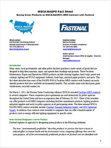 Fastenal fact sheet