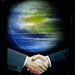 hand shake earth